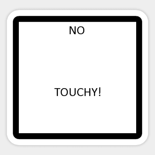 No Touch Sticker